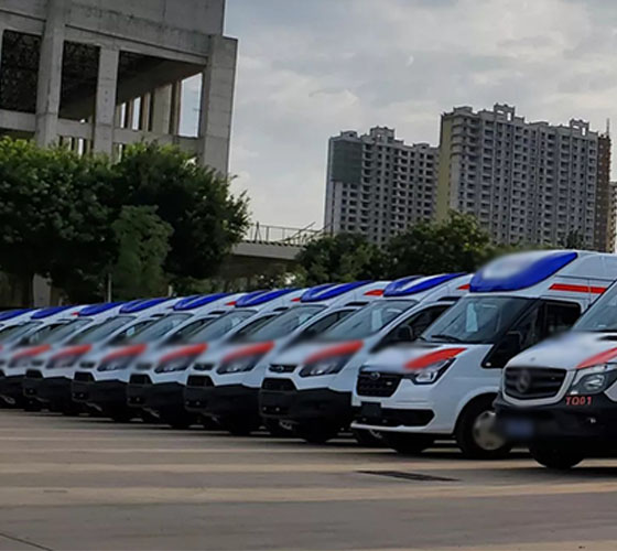 冠县服务车队展示